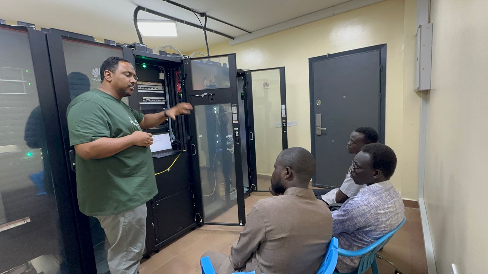 Network installation at rural office