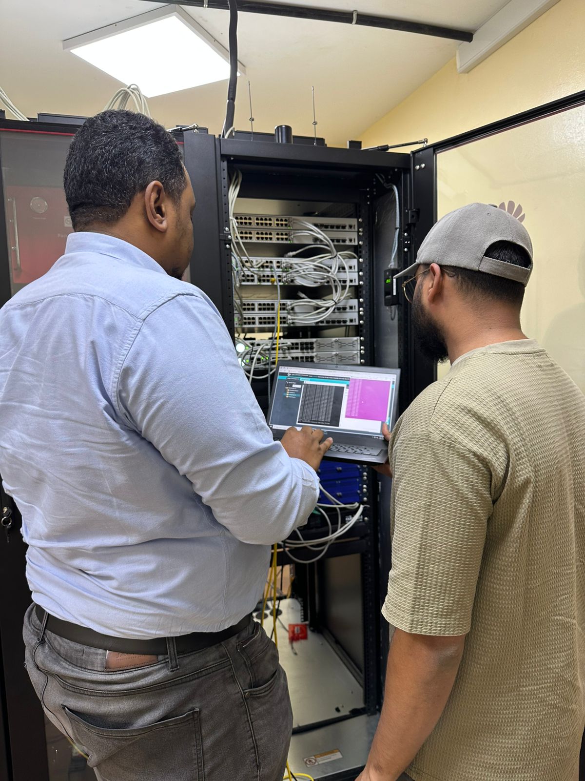 Network installation at rural office